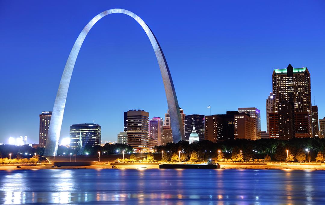 St. Louis from Mississippi River