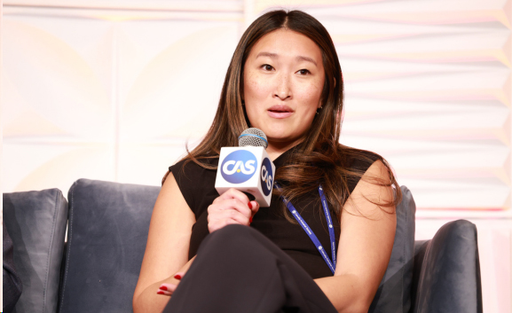 Speaker at a CAS meeting