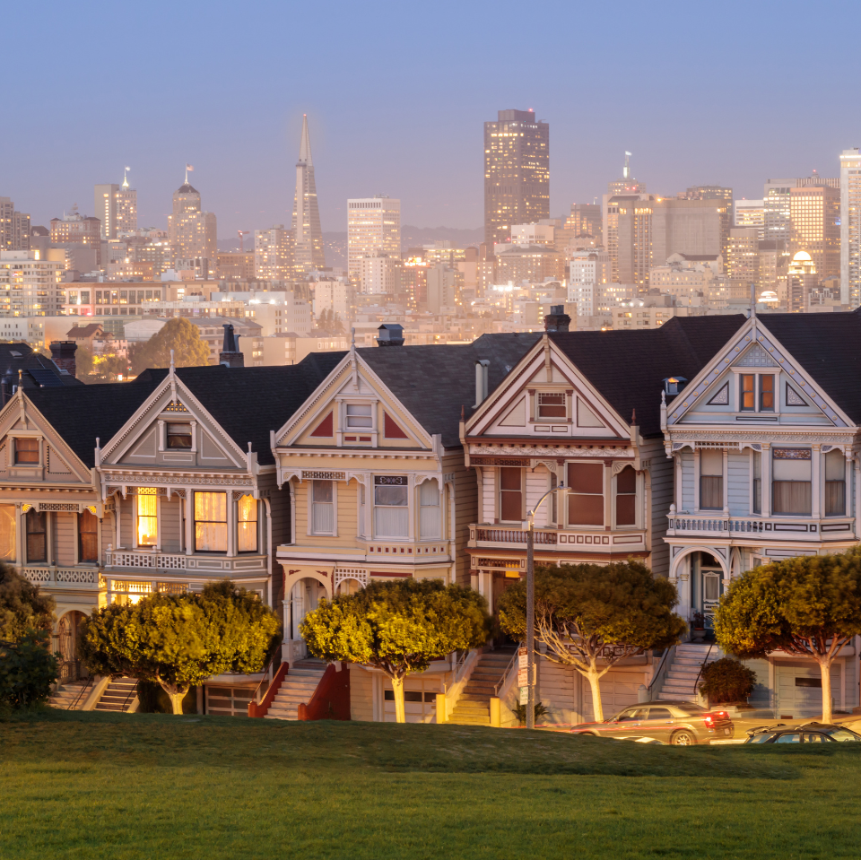 Painted Ladies, Victorian Houses, San Francisco